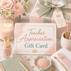 Teacher Appreciation Gift Card